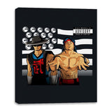 Bombs Over Outworld  - Canvas Wraps Canvas Wraps RIPT Apparel 16x20 / Black