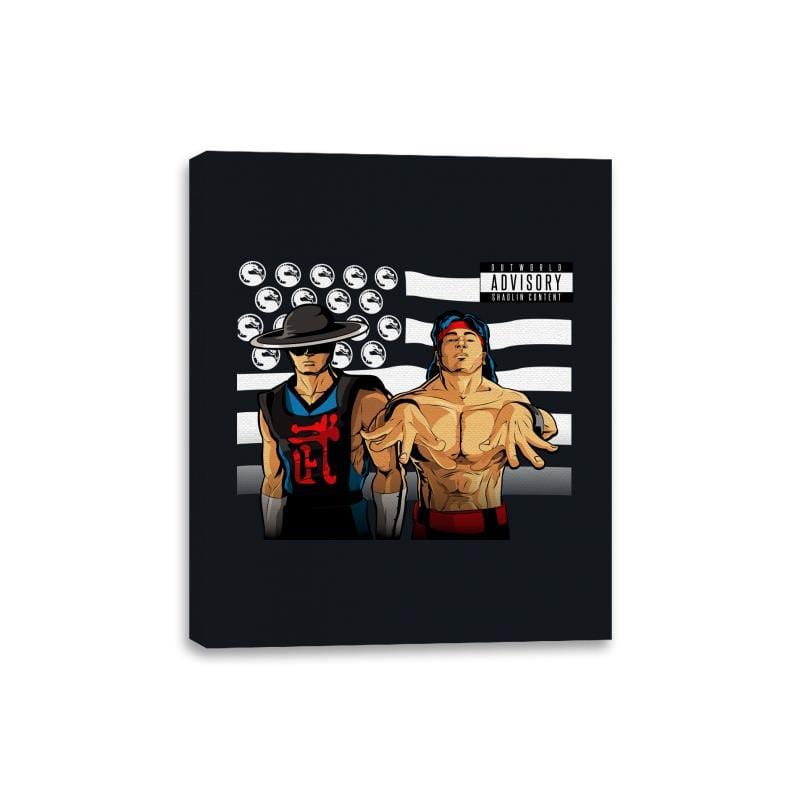 Bombs Over Outworld  - Canvas Wraps Canvas Wraps RIPT Apparel 8x10 / Black
