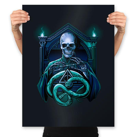 Bones or The Dark Lord - Prints Posters RIPT Apparel 18x24 / Black