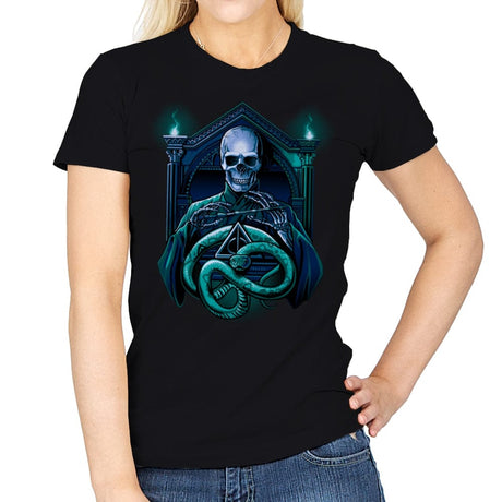 Bones or The Dark Lord - Womens T-Shirts RIPT Apparel Small / Black
