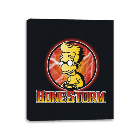 BoneStorm - Canvas Wraps Canvas Wraps RIPT Apparel 11x14 / Black