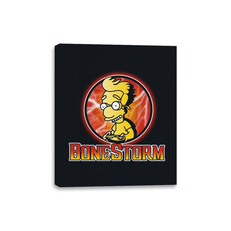 BoneStorm - Canvas Wraps Canvas Wraps RIPT Apparel 8x10 / Black