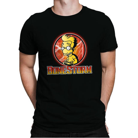 BoneStorm - Mens Premium T-Shirts RIPT Apparel Small / Black