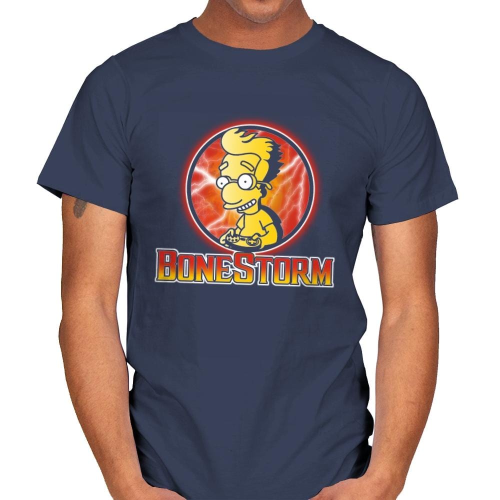 BoneStorm - Mens T-Shirts RIPT Apparel Small / Navy