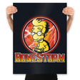 BoneStorm - Prints Posters RIPT Apparel 18x24 / Black
