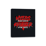 Boogeyman in the Streets, Nightmare in the Sheets - Canvas Wraps Canvas Wraps RIPT Apparel 8x10 / Black