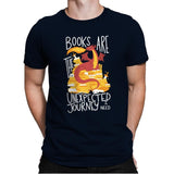 Book Dragon - Mens Premium T-Shirts RIPT Apparel Small / Midnight Navy
