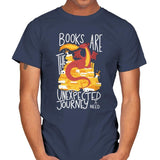Book Dragon - Mens T-Shirts RIPT Apparel Small / Navy