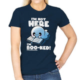 Booked Ghost - Womens T-Shirts RIPT Apparel Small / Navy