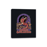 Books and Dragons - Canvas Wraps Canvas Wraps RIPT Apparel 8x10 / Black