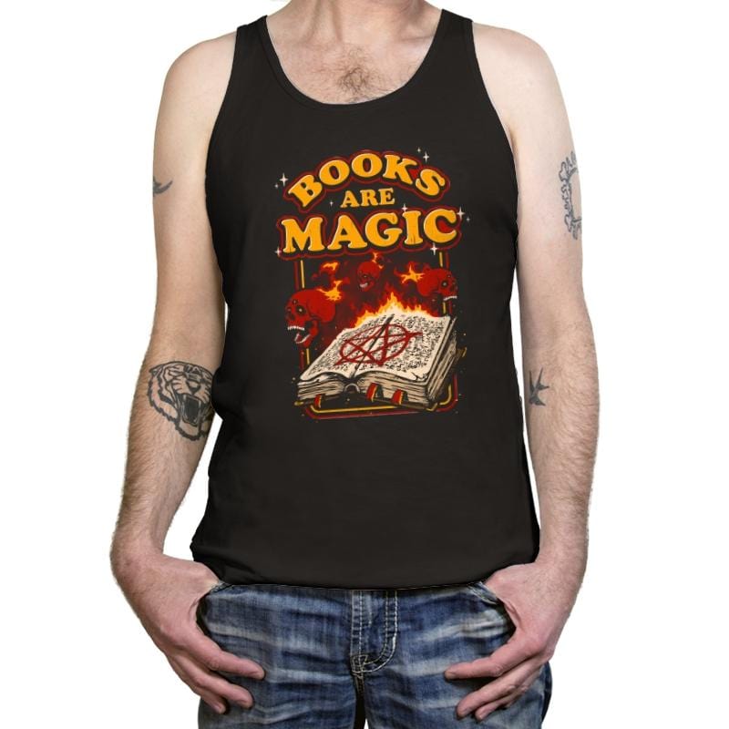 Books Are Magic - Tanktop Tanktop RIPT Apparel