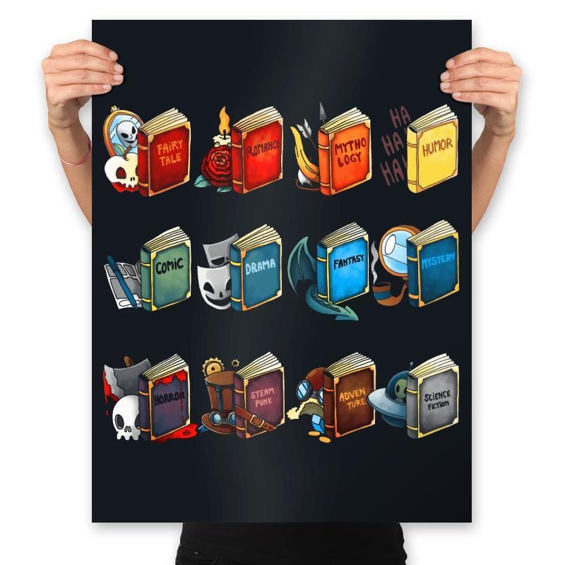 Books - Prints Posters RIPT Apparel 18x24 / Black