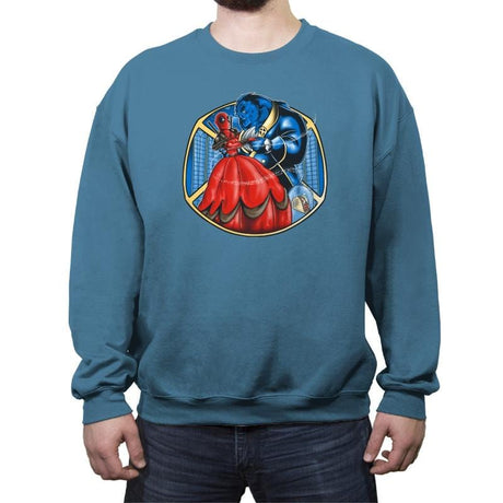 Booty And The Beast - Crew Neck Sweatshirt Crew Neck Sweatshirt RIPT Apparel