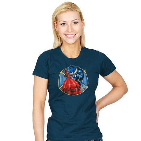 Booty And The Beast - Womens T-Shirts RIPT Apparel
