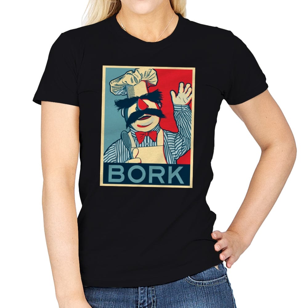 Bork - Womens T-Shirts RIPT Apparel Small / Black
