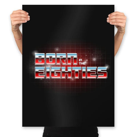 Born in the 80s - Prints Posters RIPT Apparel 18x24 / Black