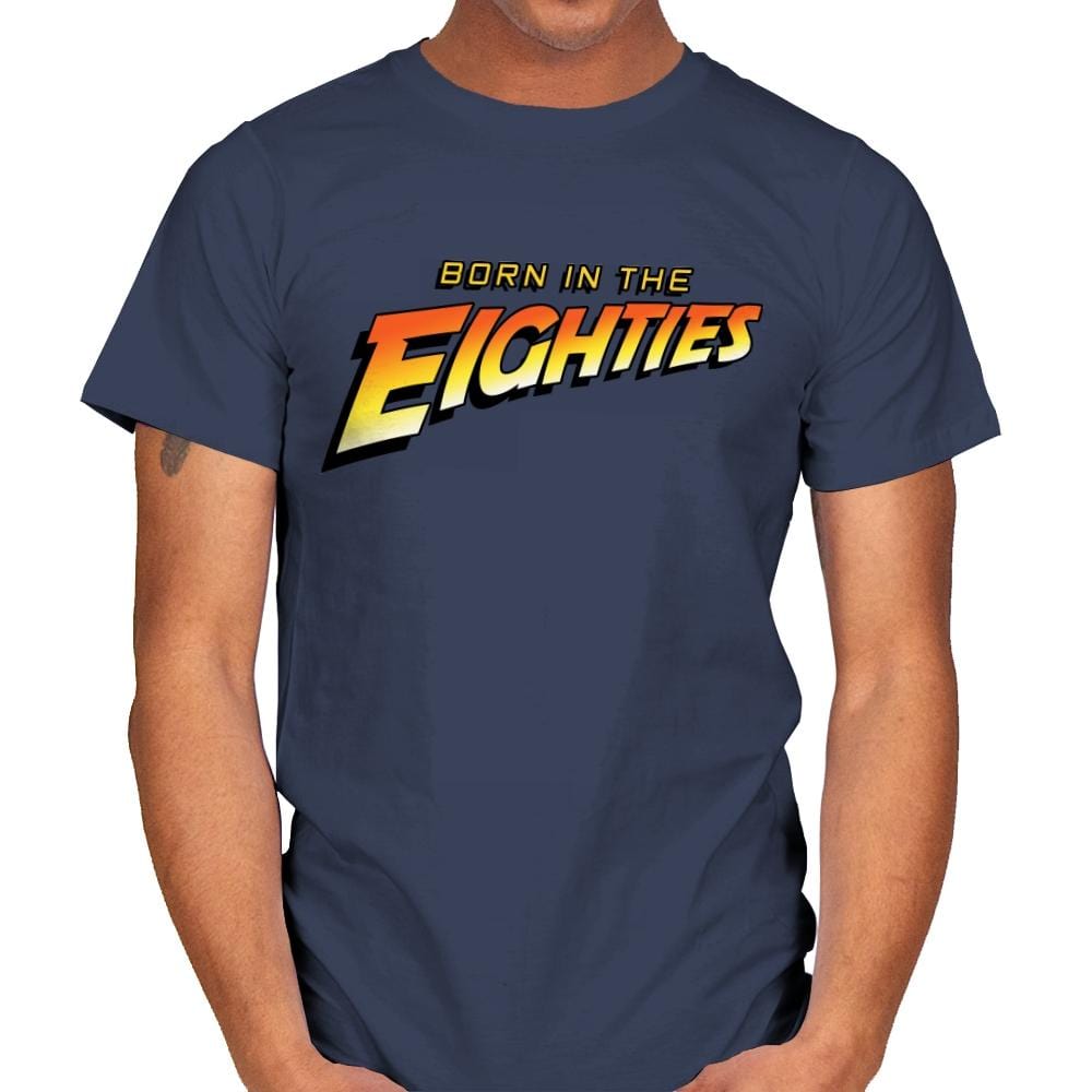 Born Indy Eighties - Mens T-Shirts RIPT Apparel Small / Navy