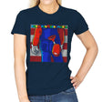Born Plumber - Womens T-Shirts RIPT Apparel Small / Navy