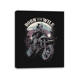 Born To Be Wild - Canvas Wraps Canvas Wraps RIPT Apparel 11x14 / Black