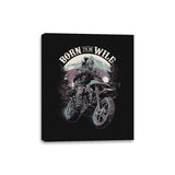 Born To Be Wild - Canvas Wraps Canvas Wraps RIPT Apparel 8x10 / Black