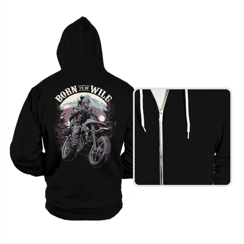 Born To Be Wild - Hoodies Hoodies RIPT Apparel