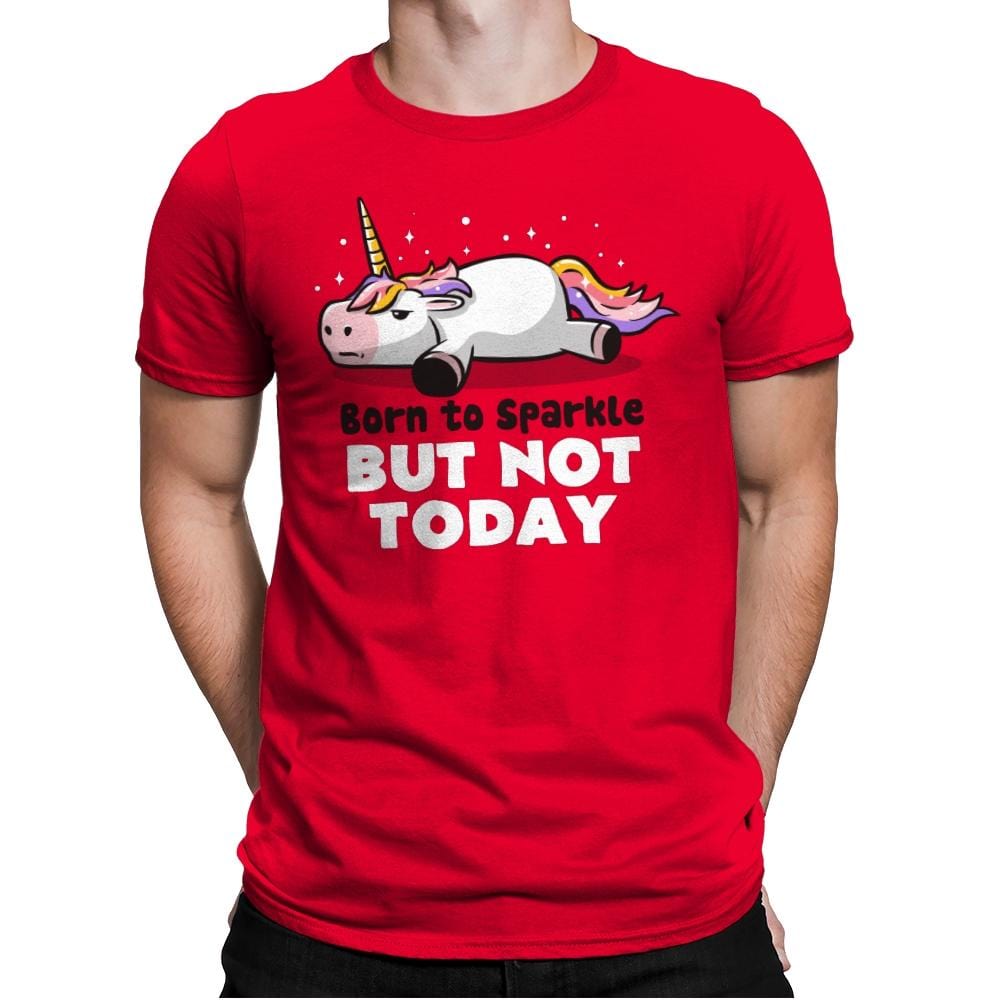 Born To Sparkle - Mens Premium T-Shirts RIPT Apparel Small / Red