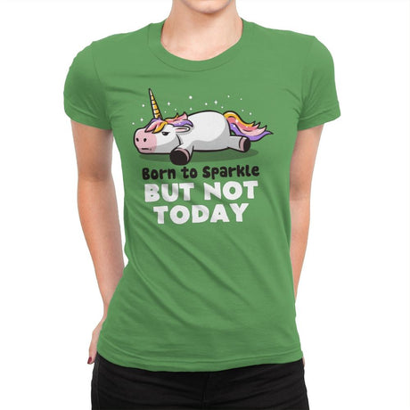 Born To Sparkle - Womens Premium T-Shirts RIPT Apparel Small / Kelly