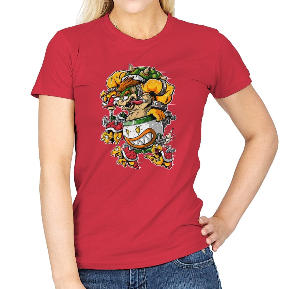Boss Fink - Womens T-Shirts RIPT Apparel Small / Red