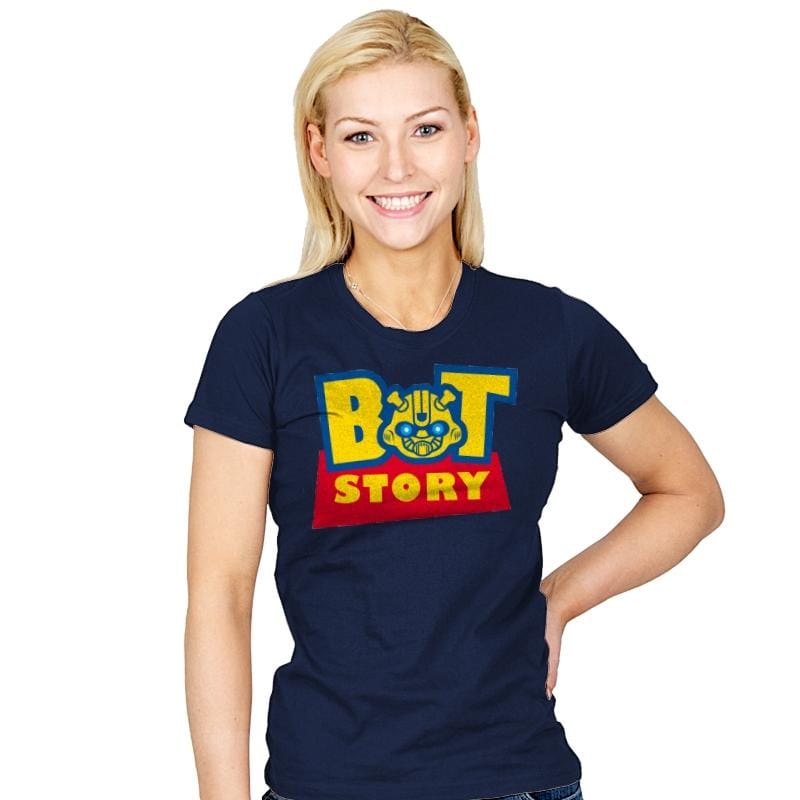 Bot Story - Womens T-Shirts RIPT Apparel
