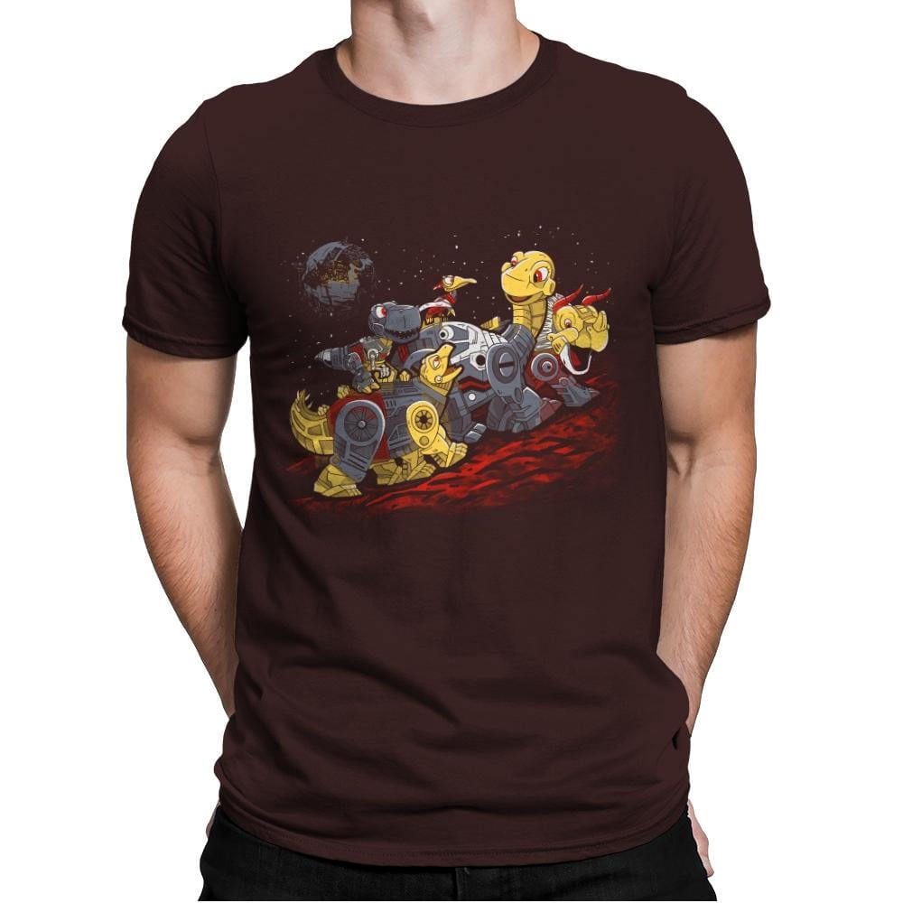 Bots Before Time - Best Seller - Mens Premium T-Shirts RIPT Apparel Small / Dark Chocolate