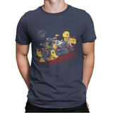 Bots Before Time - Best Seller - Mens Premium T-Shirts RIPT Apparel Small / Indigo