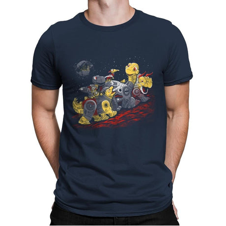 Bots Before Time - Best Seller - Mens Premium T-Shirts RIPT Apparel Small / Midnight Navy