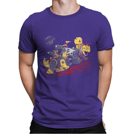 Bots Before Time - Best Seller - Mens Premium T-Shirts RIPT Apparel Small / Purple Rush
