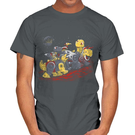 Bots Before Time - Best Seller - Mens T-Shirts RIPT Apparel Small / Charcoal
