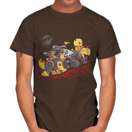 Bots Before Time - Best Seller - Mens T-Shirts RIPT Apparel Small / Dark Chocolate