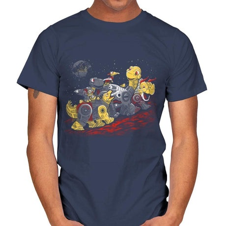 Bots Before Time - Best Seller - Mens T-Shirts RIPT Apparel Small / Navy
