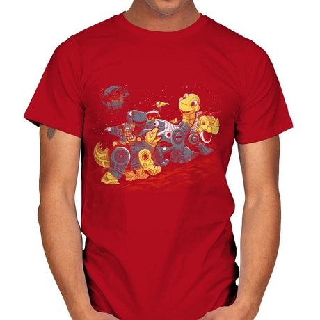 Bots Before Time - Best Seller - Mens T-Shirts RIPT Apparel Small / Red