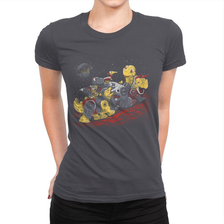 Bots Before Time - Best Seller - Womens Premium T-Shirts RIPT Apparel Small / Heavy Metal