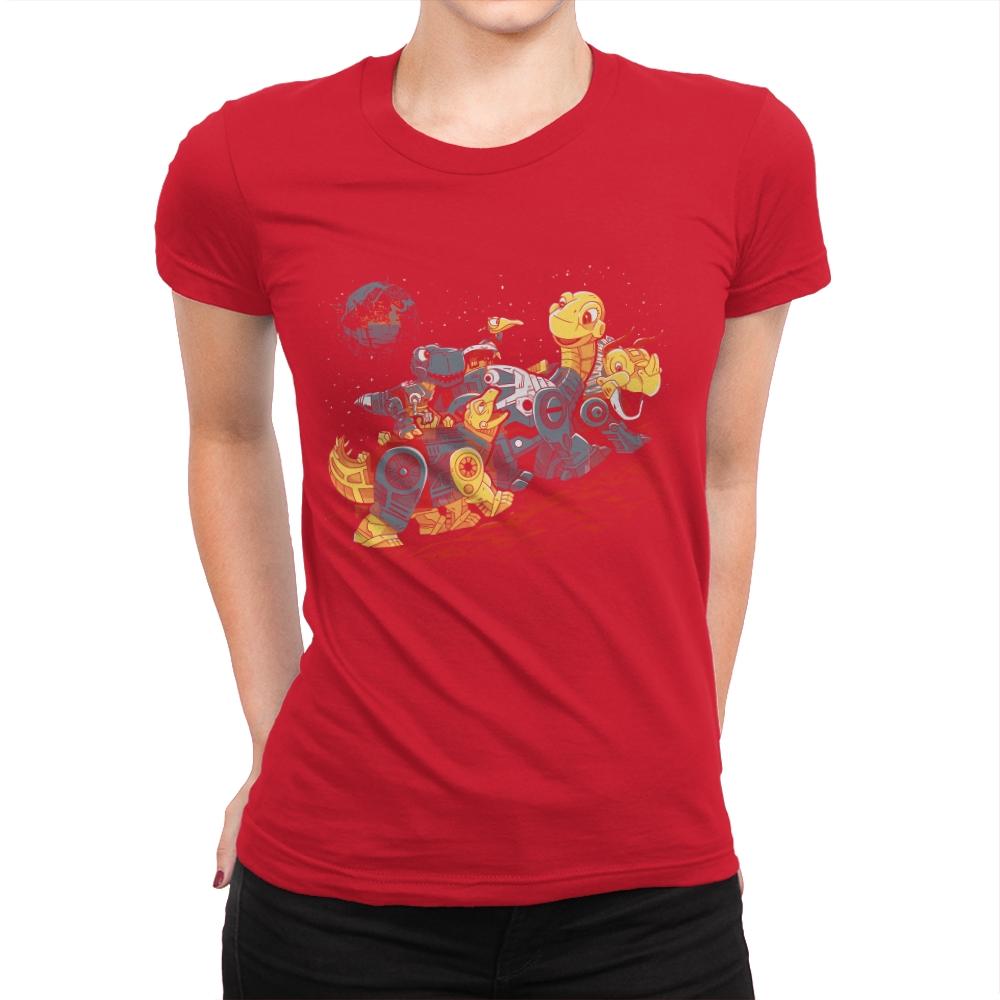 Bots Before Time - Best Seller - Womens Premium T-Shirts RIPT Apparel Small / Red