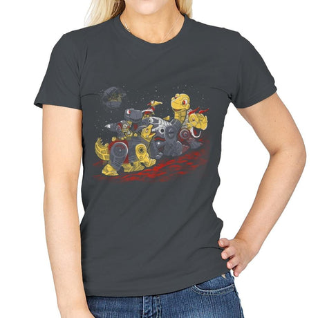 Bots Before Time - Best Seller - Womens T-Shirts RIPT Apparel Small / Charcoal
