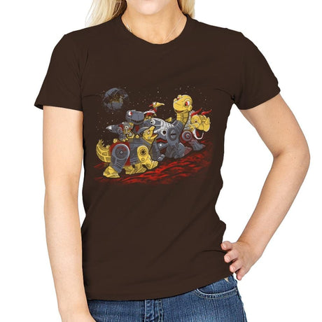 Bots Before Time - Best Seller - Womens T-Shirts RIPT Apparel Small / Dark Chocolate
