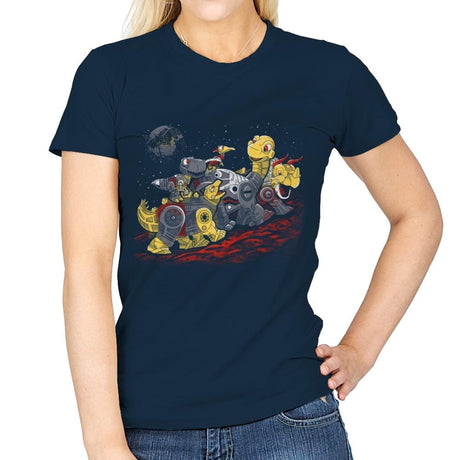 Bots Before Time - Best Seller - Womens T-Shirts RIPT Apparel Small / Navy
