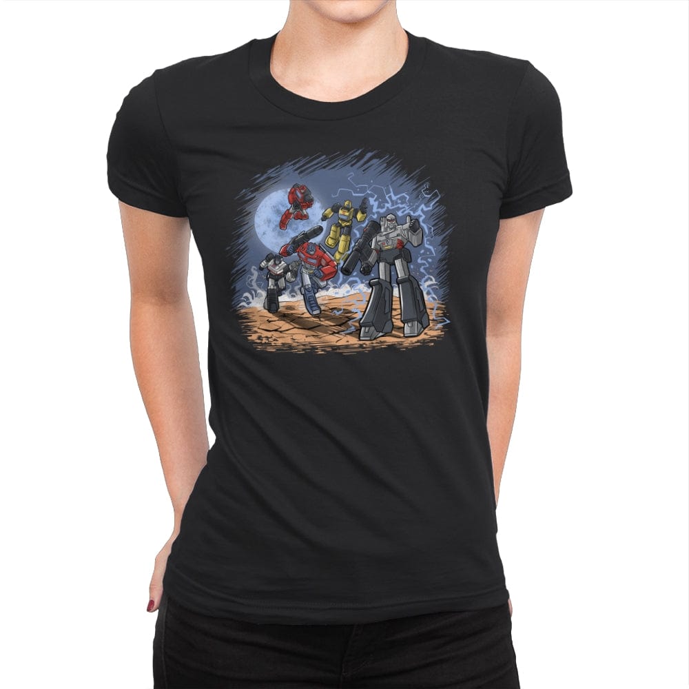 Bots Cover - Womens Premium T-Shirts RIPT Apparel Small / Black
