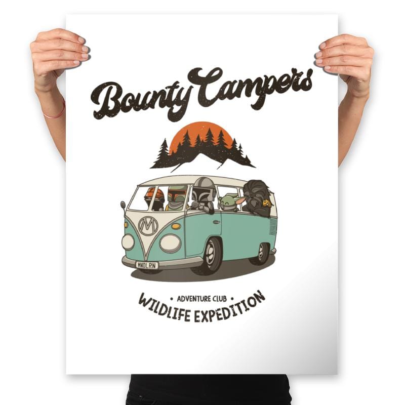 Bounty Campers - Prints Posters RIPT Apparel 18x24 / White