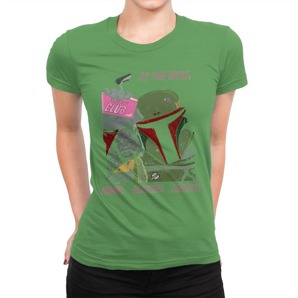 Bounty Club - Womens Premium T-Shirts RIPT Apparel Small / Kelly