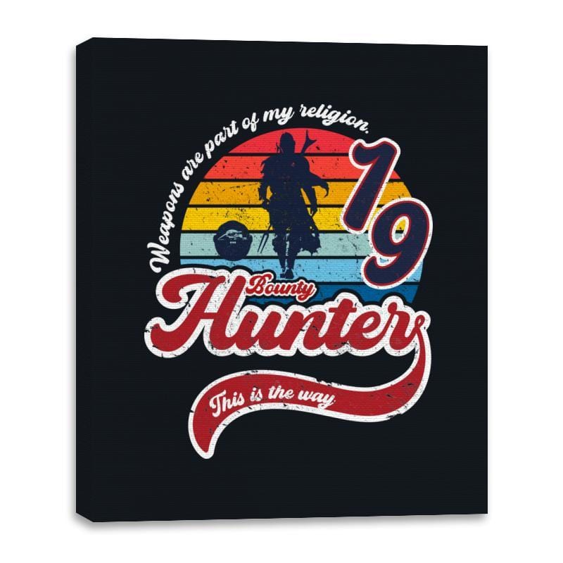 Bounty Hunter 19 - Canvas Wraps Canvas Wraps RIPT Apparel 16x20 / Black