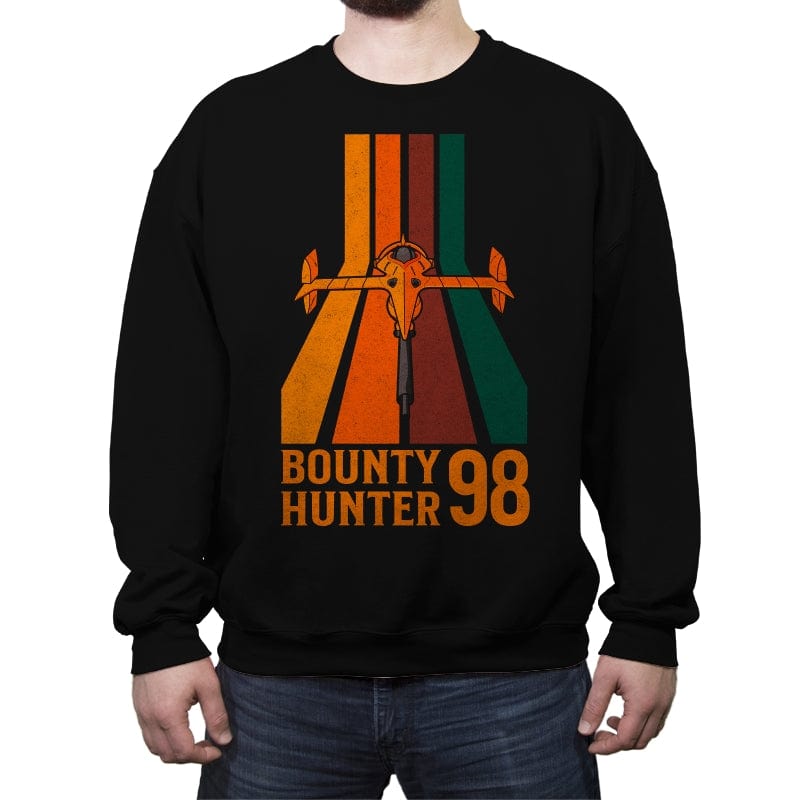 Bounty Hunter 98 - Crew Neck Sweatshirt Crew Neck Sweatshirt RIPT Apparel Small / Black