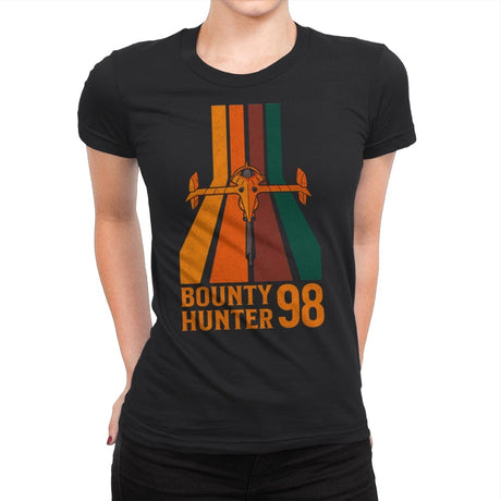 Bounty Hunter 98 - Womens Premium T-Shirts RIPT Apparel Small / Black