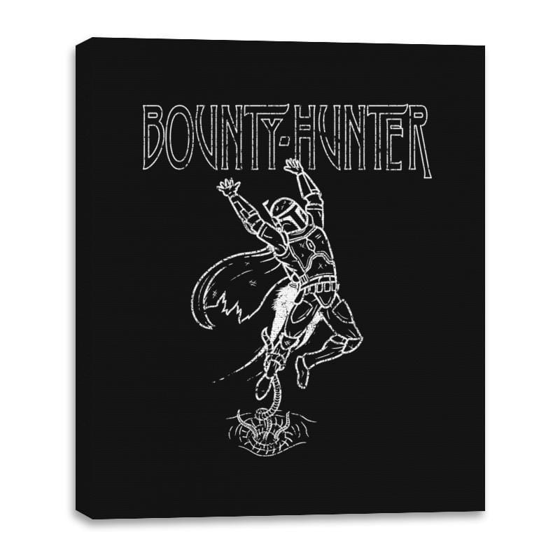 Bounty Hunter - Canvas Wraps Canvas Wraps RIPT Apparel 16x20 / Black