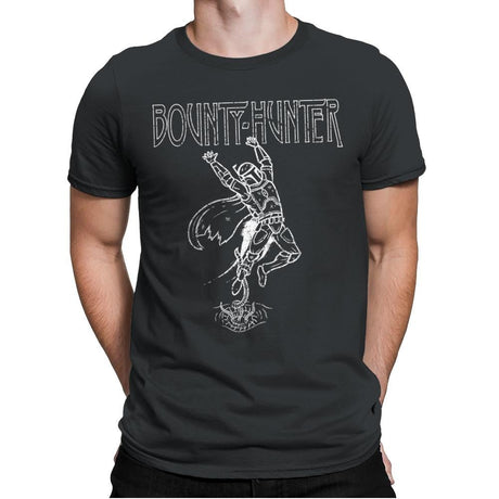 Bounty Hunter - Mens Premium T-Shirts RIPT Apparel Small / Heavy Metal